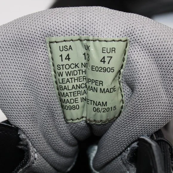 Bates Delta 6 Gore-Tex NWT Mens 14 Black Leather Superwork Side Zip Boots E02905 - Picture 12 of 12